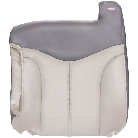 2001 - 2002 GMC Sierra C3 Denali - Extended Cab - Driver Side Top Cover - Leather/Vinyl - 2 Tone Medium Dark Pewter with Shale Center - CLEARANCE - FINAL SALE