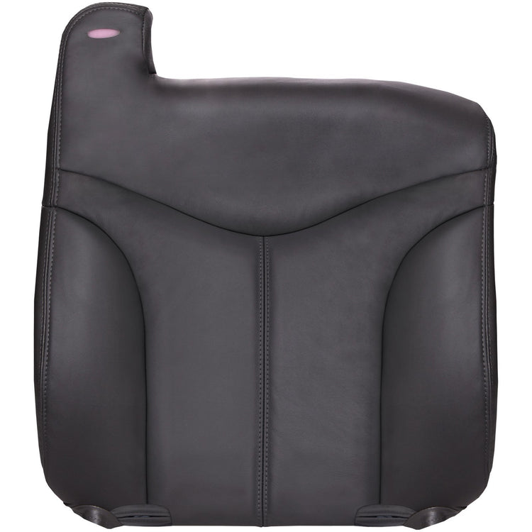 2000 - 2002 GMC Sierra 2500 Extended Cab - Passenger 40 Portion Top Cover with Child Restraints - Graphite - Leather/Vinyl - P2GM