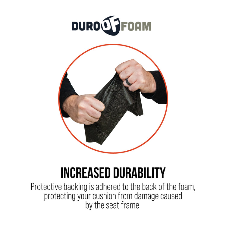 2009 - 2018 Dodge Ram 1500 Crew Cab - Driver Side Replacement Durofoam Bottom Cushion - Bucket or 40/20/40 Seat Style - Replaces OEM Part # 68050461AA