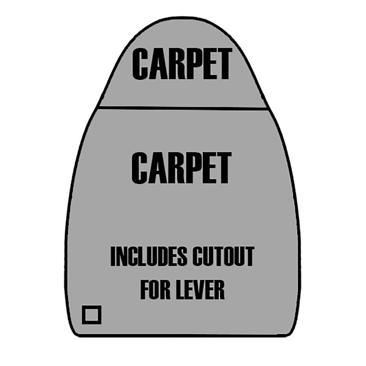 Back view of passenger in Medium Graphite for Ford F150