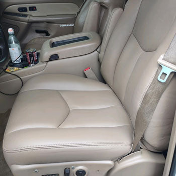 2003 GMC Sierra Medium Dark Pewter Driver Bottom Seat Cover from The Seat Shop