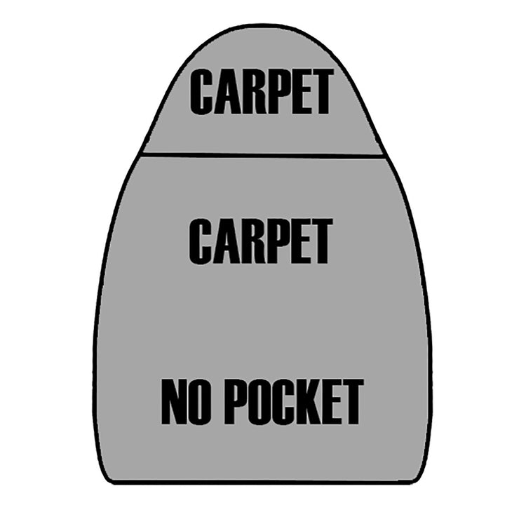 2008 - 2010 Ford F350 XL Regular Cab - Passenger Top Cover - Medium Camel - OEM Material Config. (All Vinyl) - Carpet without Pocket on Back
