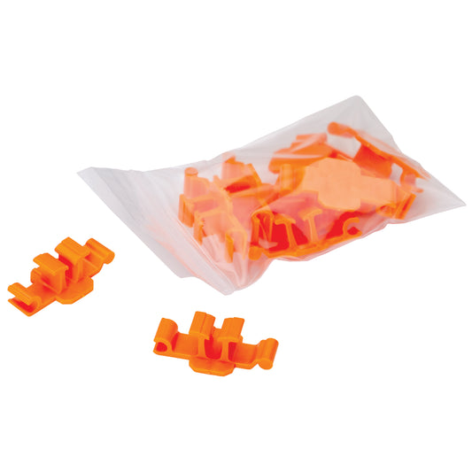 Orange Retainer Clip Bag