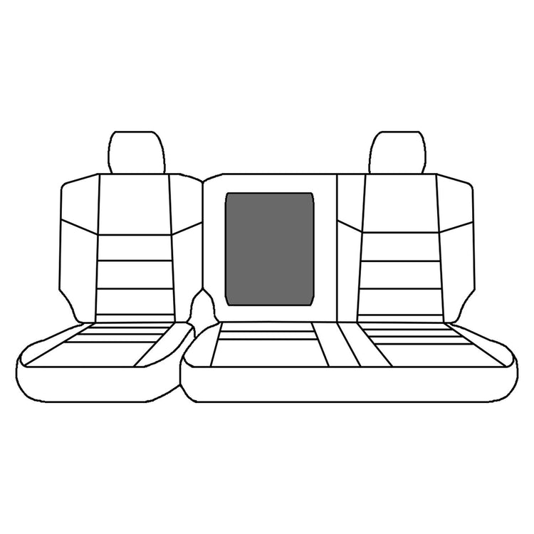 Front view of armrest in Medium Flint for Ford F250
