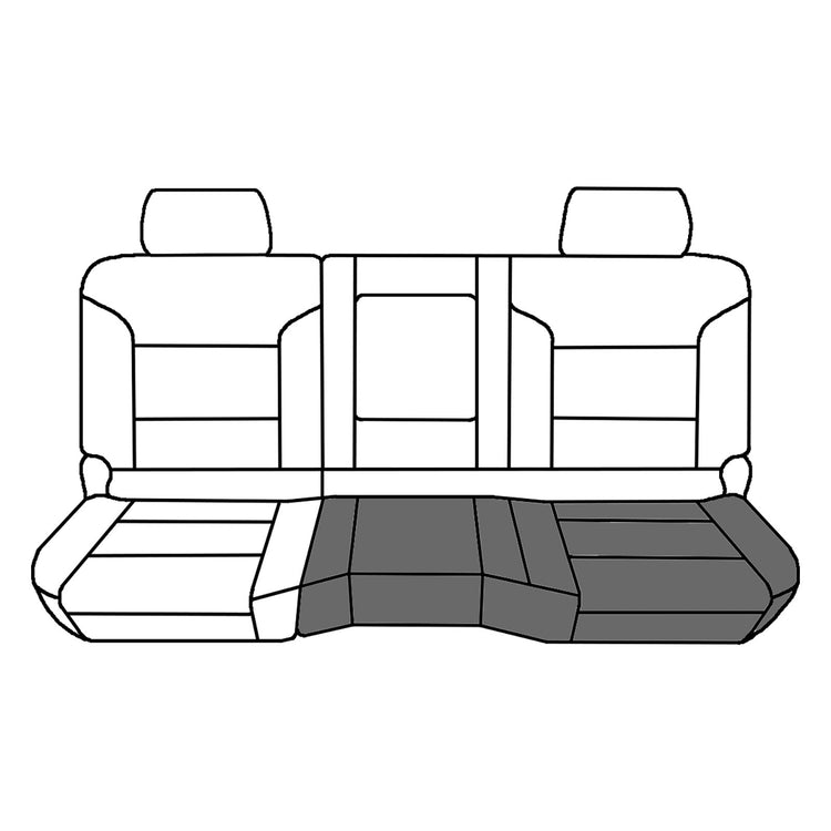 Front view of driver in Medium Pebble for Ford F150