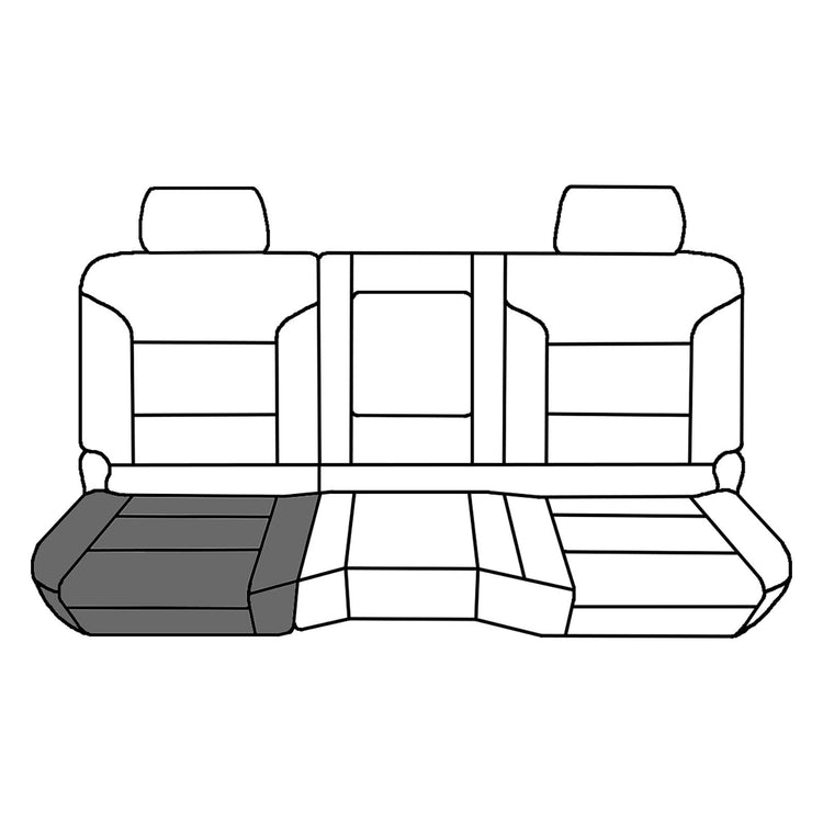 Front view of passenger in Medium Flint for Ford F150
