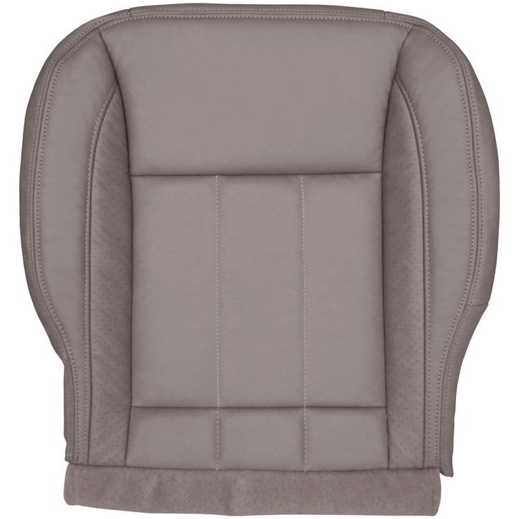 2006-2009 Dodge Ram 3500 Laramie Quad Cab Front Driver Bottom Cover, Leather/Vinyl - Khaki with Perforation Strips, P2 (without Flap) - Trim Code/Color VLJ3