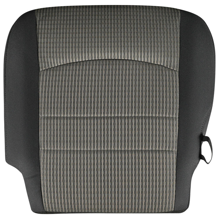 Front view of driver in Dark Slate w/ Medium Graystone Insert (Trim Code M9V3) for Dodge Ram
