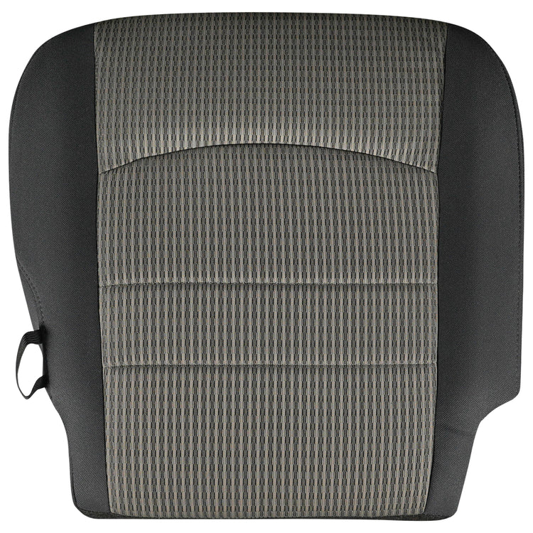 Front view of driver in Dark Slate w/ Medium Graystone Insert (Trim Code V9V3) for Dodge Ram