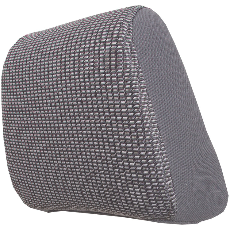 2006 Dodge Ram SLT 2500 Quad Cab - Driver Side Replacement Headrest Cover - Medium Slate Gray Cloth - P1 Triangular Shape - Trim Code/Color V9D5 or M9D5