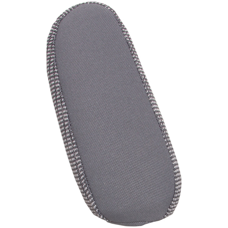 2006 Dodge Ram SLT 3500 Quad Cab - Driver Side Replacement Headrest Cover - Medium Slate Gray Cloth - P2 Oval Shape - Trim Code/Color V9D5 or M9D5