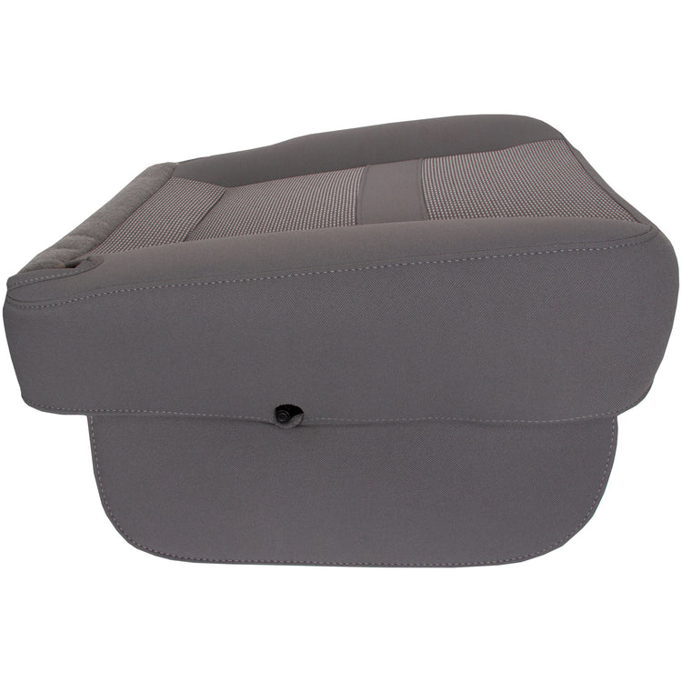 2006 - 2008 Dodge Ram SLT 2500 Quad Cab - Passenger Side Bottom Replacement Cloth Seat Cover - Medium Slate Gray - Trim Code/Color V9D5 or M9D5