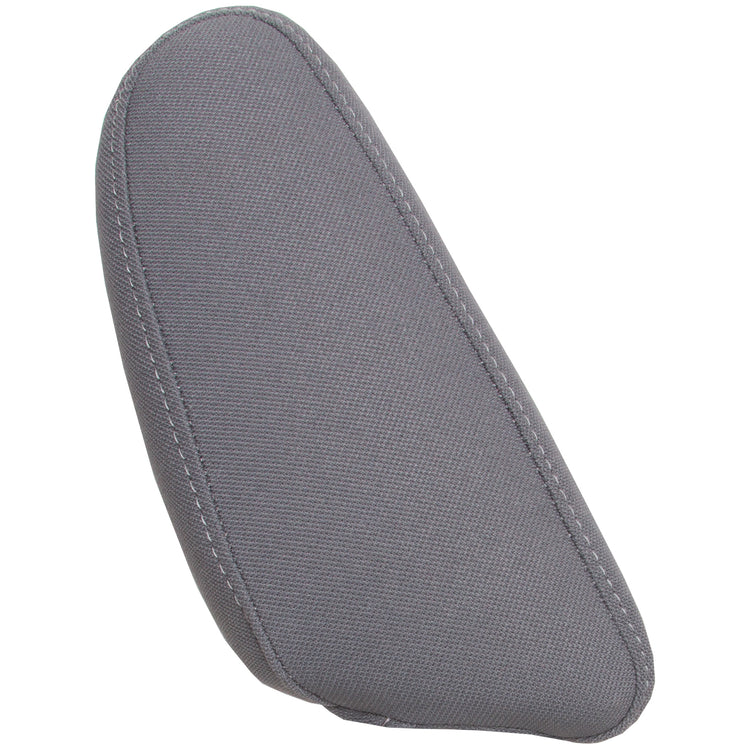 2007 - 2009 Dodge Ram SLT 2500 Quad Cab - Driver Side Replacement Headrest Cover - Medium Slate Gray Cloth - P1 Triangular Shape - Trim Code/Color V9D5 or M9D5