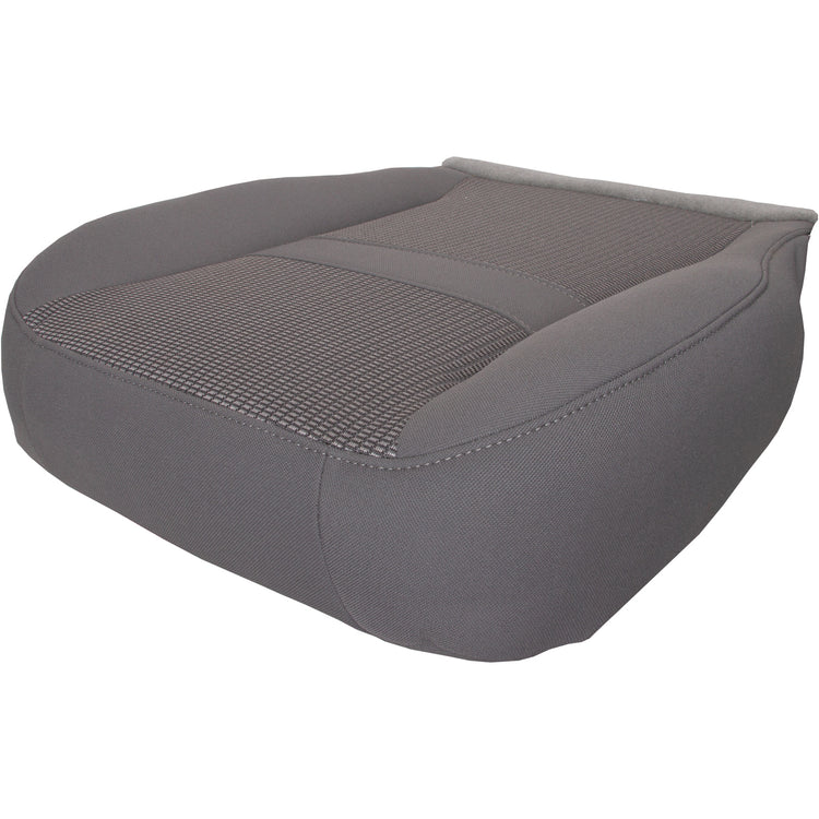 2006 - 2008 Dodge Ram SLT 2500 Quad Cab - Driver Side Bottom Replacement Cloth Seat Cover - Medium Slate Gray - Trim Code/Color V9D5 or M9D5