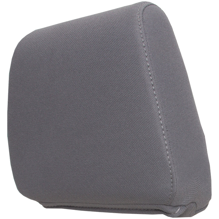 2007 - 2008 Dodge Ram SLT 1500 Mega Cab - Driver Side Replacement Headrest Cover - Medium Slate Gray Cloth - P2 Oval Shape - Trim Code/Color V9D5 or M9D5
