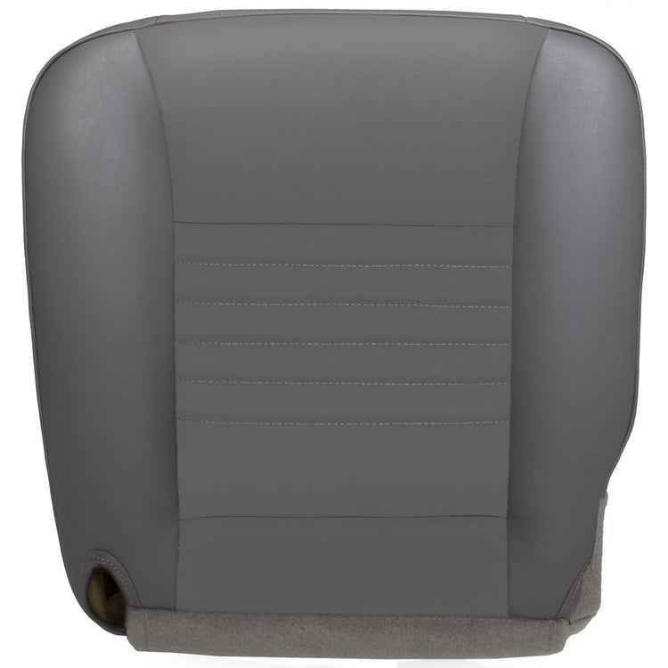 2006 Dodge Ram ST 1500 - Front Row Driver Side Bottom Cover - Medium Slate Gray - OEM Material - Vinyl - Pattern #1 with Flap - Trim Code/Color TXD5