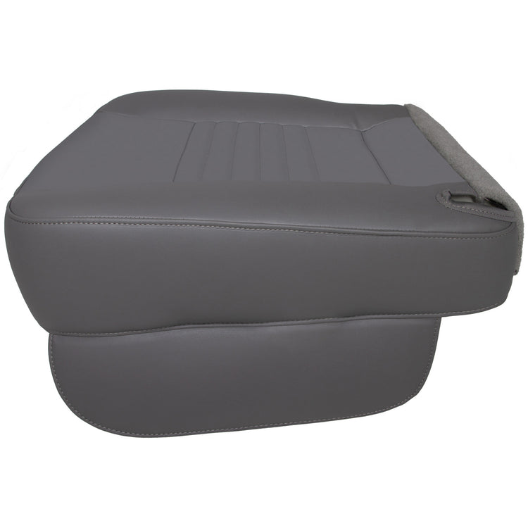 2006 Dodge Ram ST 1500 - Front Row Driver Side Bottom Cover - Medium Slate Gray - OEM Material - Vinyl - Pattern #1 with Flap - Trim Code/Color TXD5