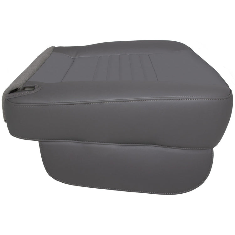 2006 Dodge Ram ST 2500 - Front Row Passenger Side Bottom Cover - Medium Slate Gray - OEM Material - Vinyl - Pattern #1 with Flap - Trim Code/Color TXD5