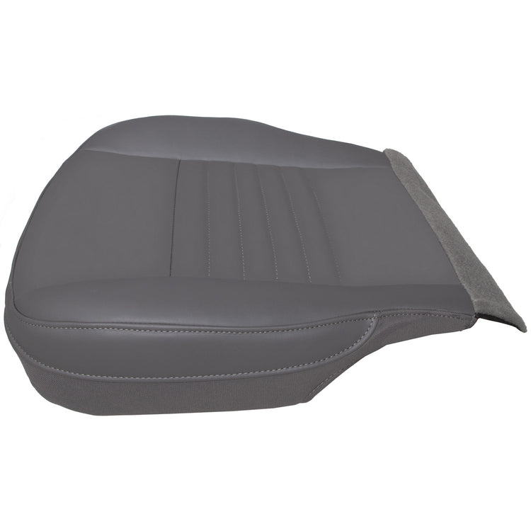 2006 Dodge Ram ST 1500 - Front Row Driver Side Bottom Cover - Medium Slate Gray - OEM Material - Vinyl - Pattern #2 without Flap - Trim Code/Color TXD5
