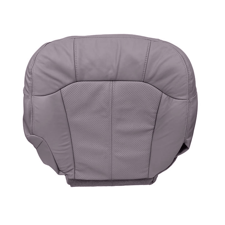 2002 Cadillac Escalade Passenger Bottom Cover with GM Small Perf - Medium Dark Pewter - Leather/Vinyl - P1