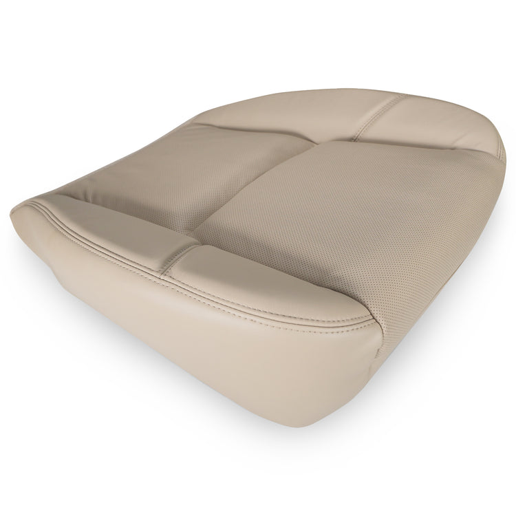 2007 - 2008 Cadillac Escalade Base - Passenger Side Bottom Cover - Very Light Cashmere W/ Perforated Leather Inserts - Without A/C