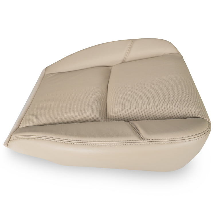 2007 - 2008 Cadillac Escalade Base - Passenger Side Bottom Cover - Very Light Cashmere W/ Perforated Leather Inserts - Without A/C