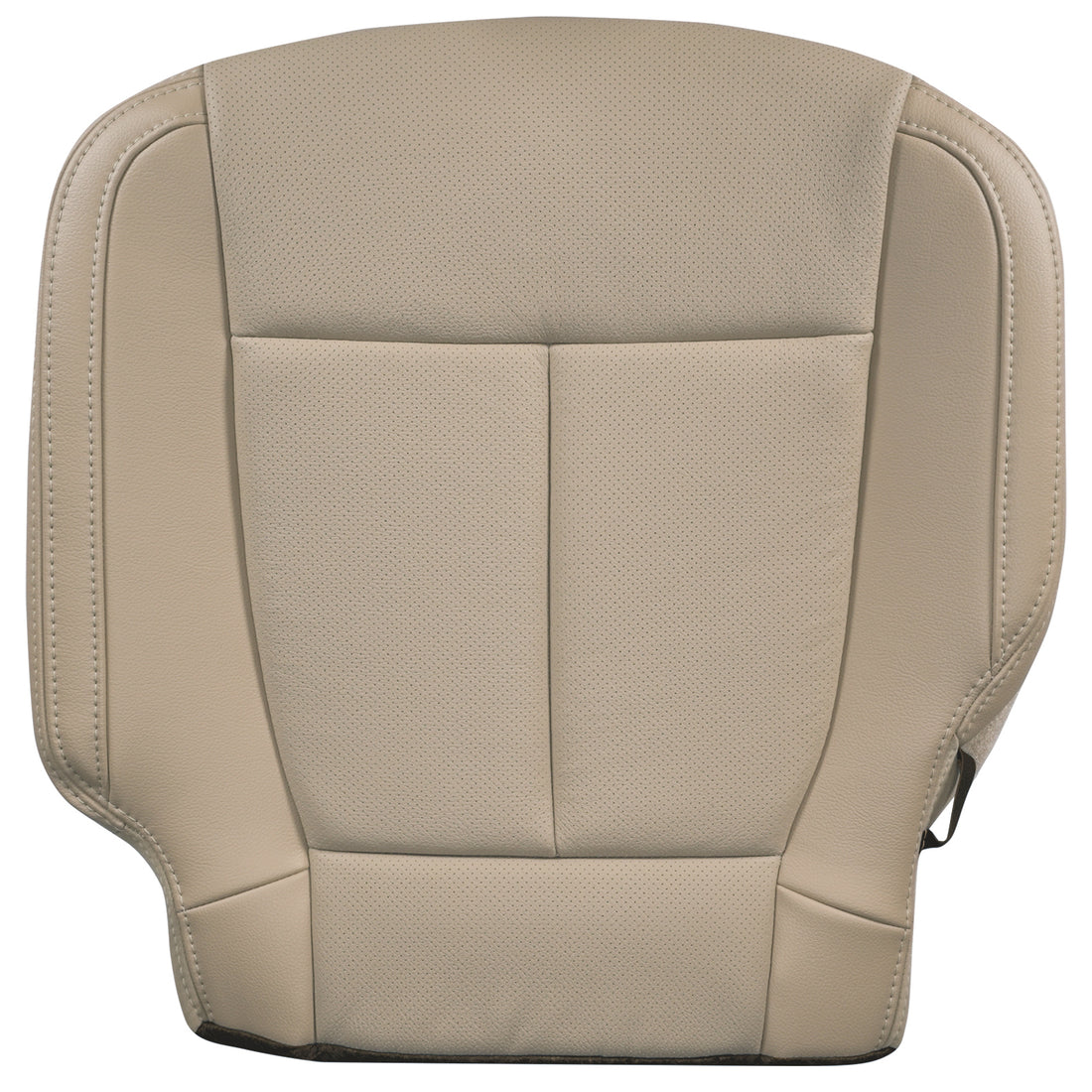 Front view of driver in Medium Light Camel for Ford F150