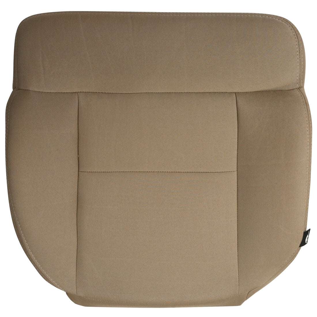 Front view of driver in Dillo Khaki for Ford F150
