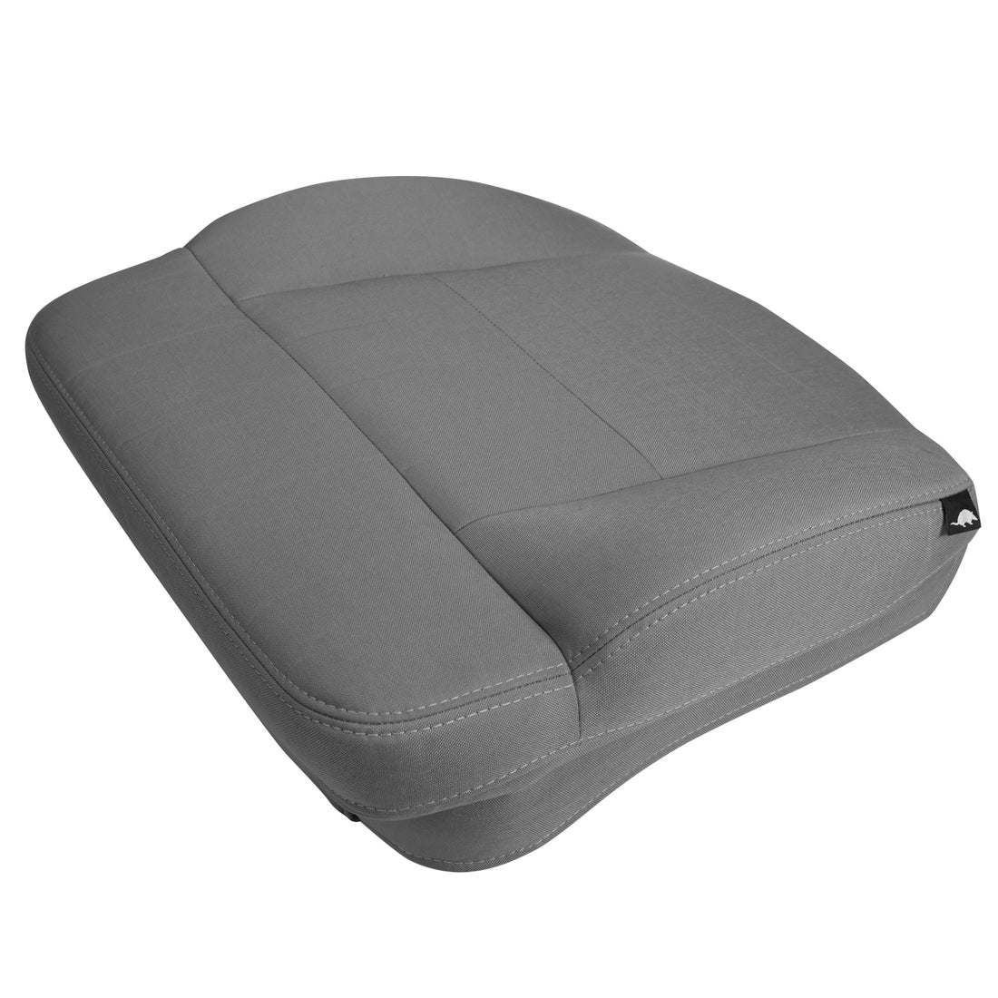 Left angle of driver in Dillo Wolf Gray for Ford F150