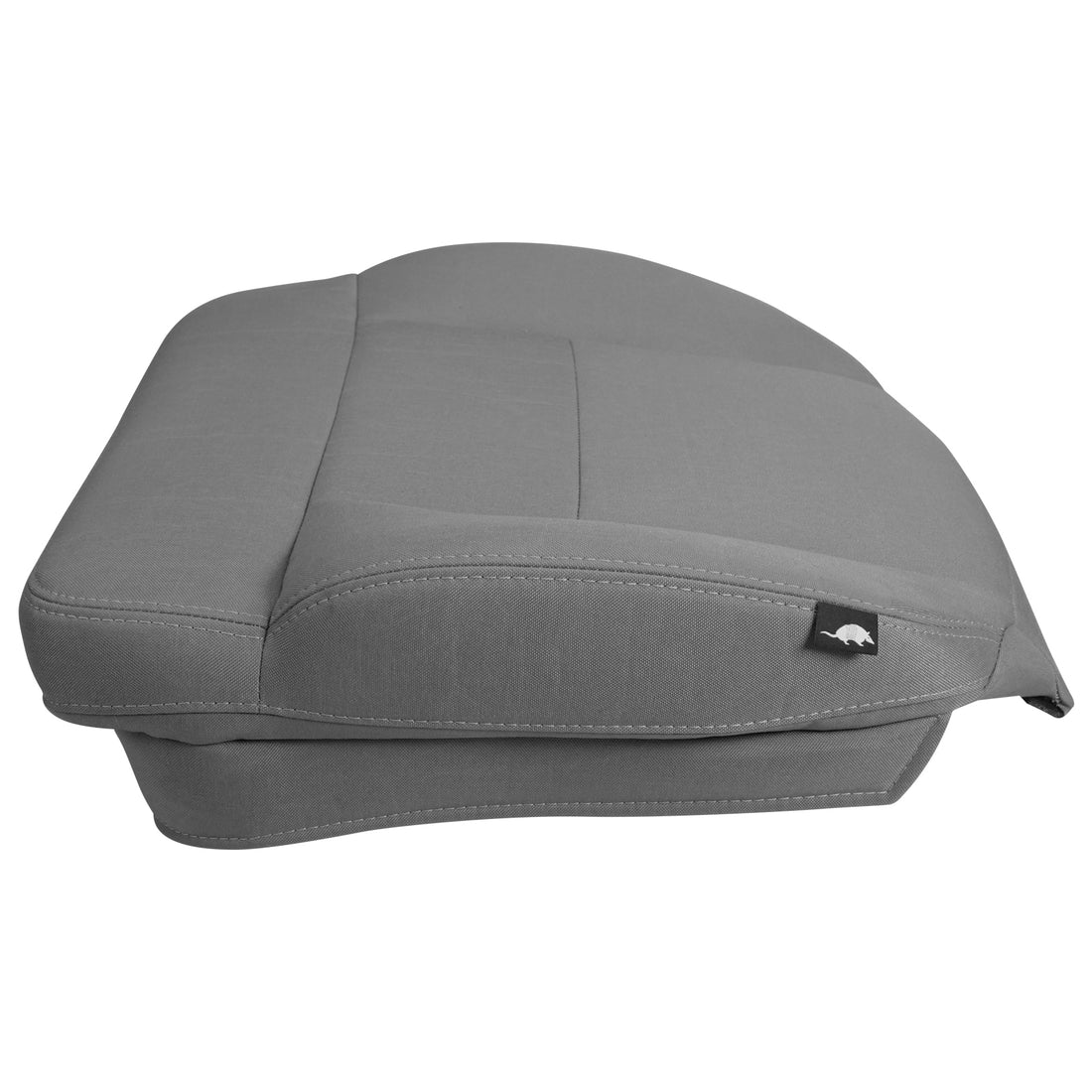 Left angle of driver in Dillo Wolf Gray for Ford F150