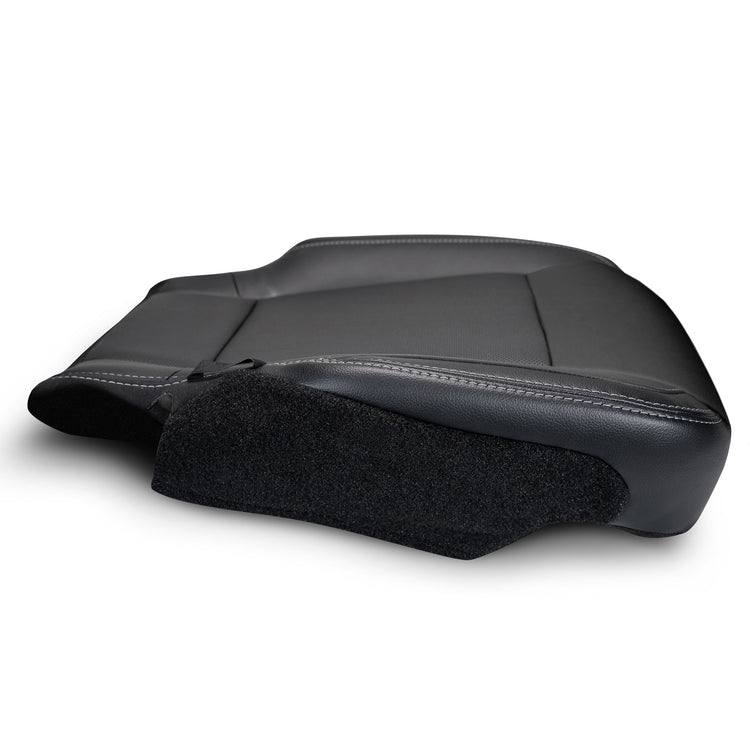 Back view of driver in Ebony for Ford F250