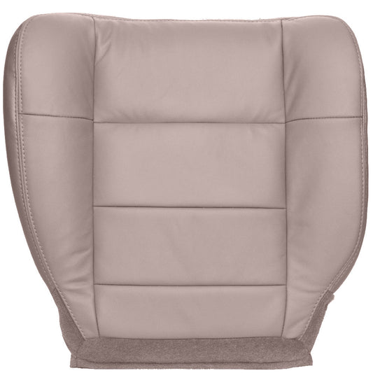 2002 - 2003 Ford F150 Lariat Super Cab - Driver Side Bucket or 60/40 Seat Bottom Cover - Medium Parchment - (Leather/Vinyl) - Clearance - FINAL SALE