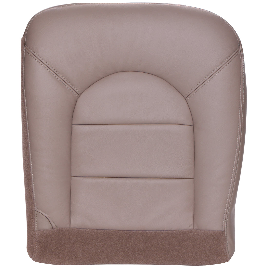 Front view of passenger in Medium Parchment for Ford F250