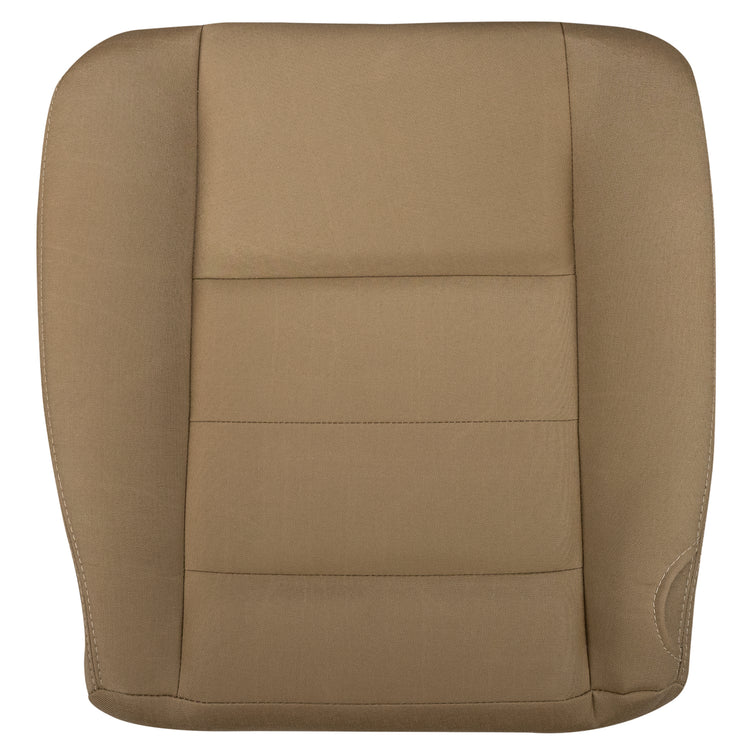 Front view of driver in Dillo Khaki for Ford F250