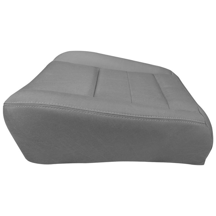 Left angle of driver in Dillo Wolf Gray for Ford F250