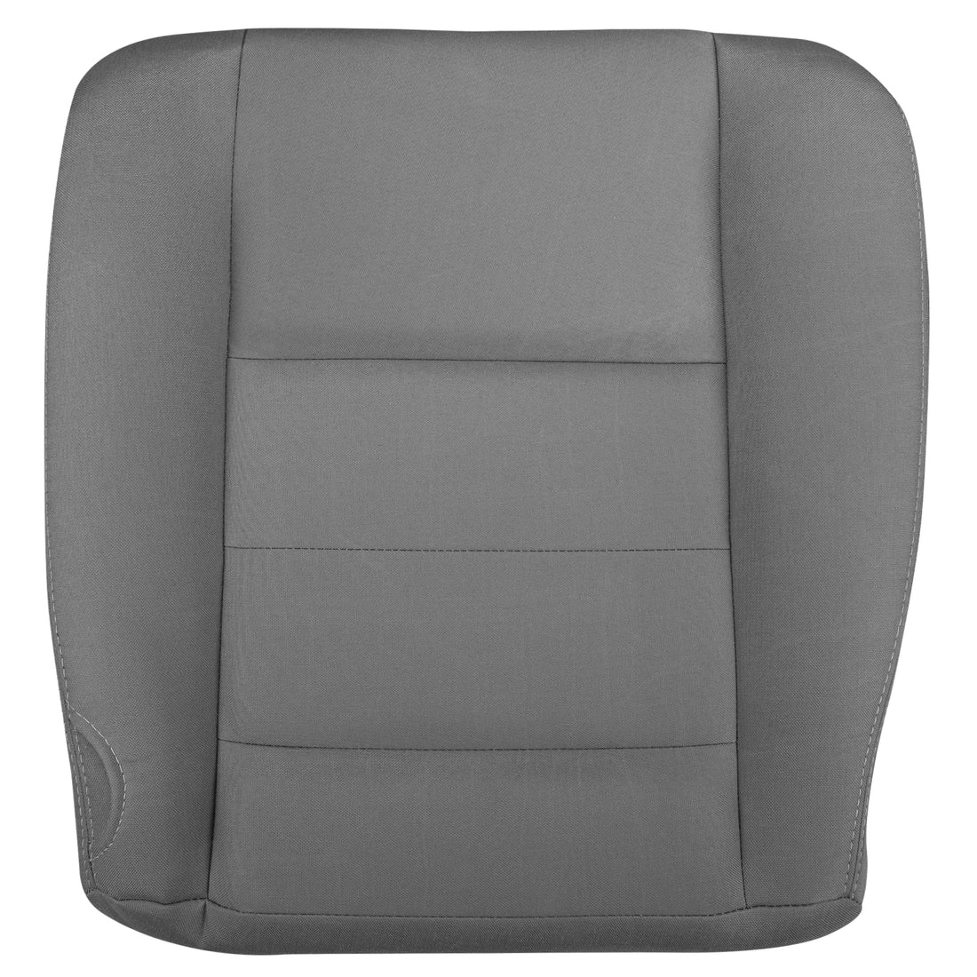 Front view of driver in Dillo Wolf Gray for Ford F250