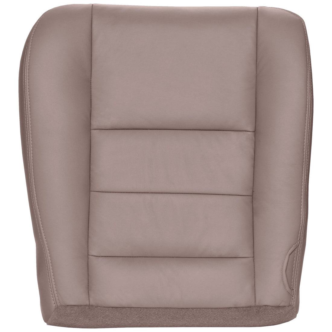 Front view of driver in Medium Parchment for Ford F250