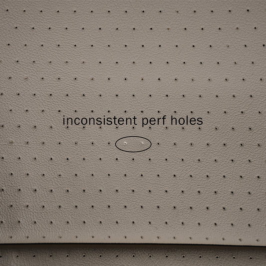 2002-2004 Ford F250/F350 Lariat Crew Cab - Driver Bottom Cover - Medium Parchment - OEM Material Leather/Vinyl - Ford Euro Perf Center Inserts - CLEARANCE - FINAL SALE