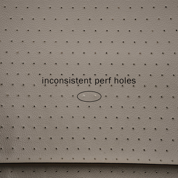 2002-2004 Ford F250/F350 Lariat Crew Cab - Driver Bottom Cover - Medium Parchment - OEM Material Leather/Vinyl - Ford Euro Perf Center Inserts - CLEARANCE - FINAL SALE