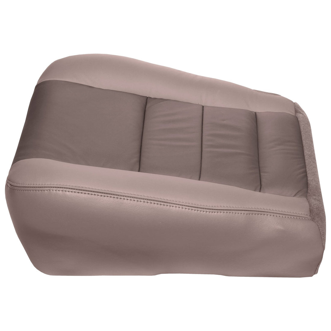 Left angle of driver in Medium Parchment w/Medium Dark Parchment Insert for Ford F250