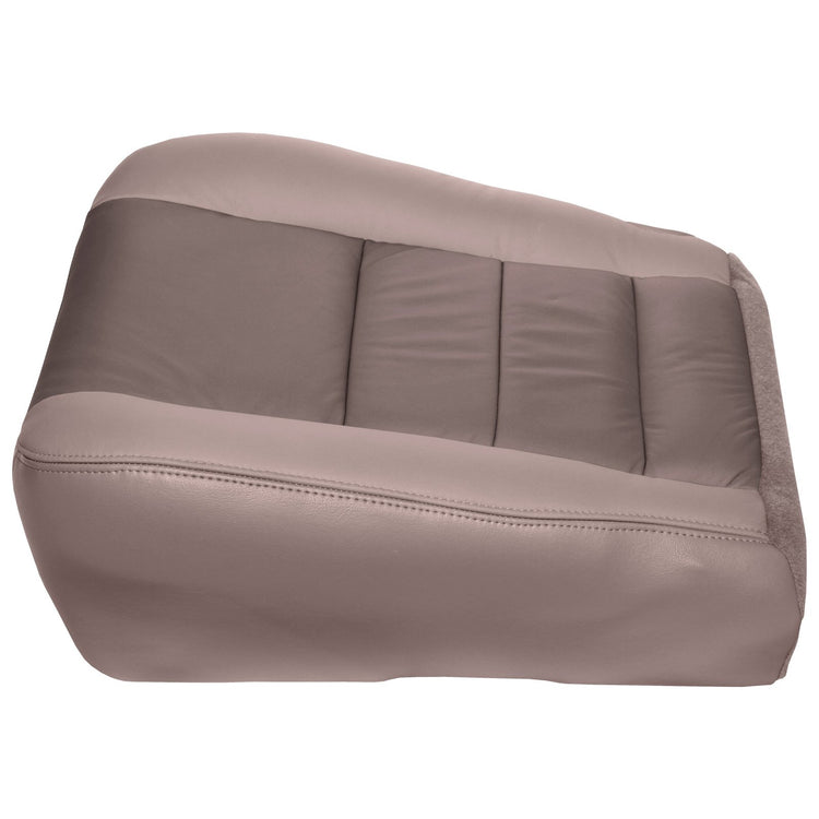 Left angle of driver in Medium Parchment w/Medium Dark Parchment Insert for Ford F250