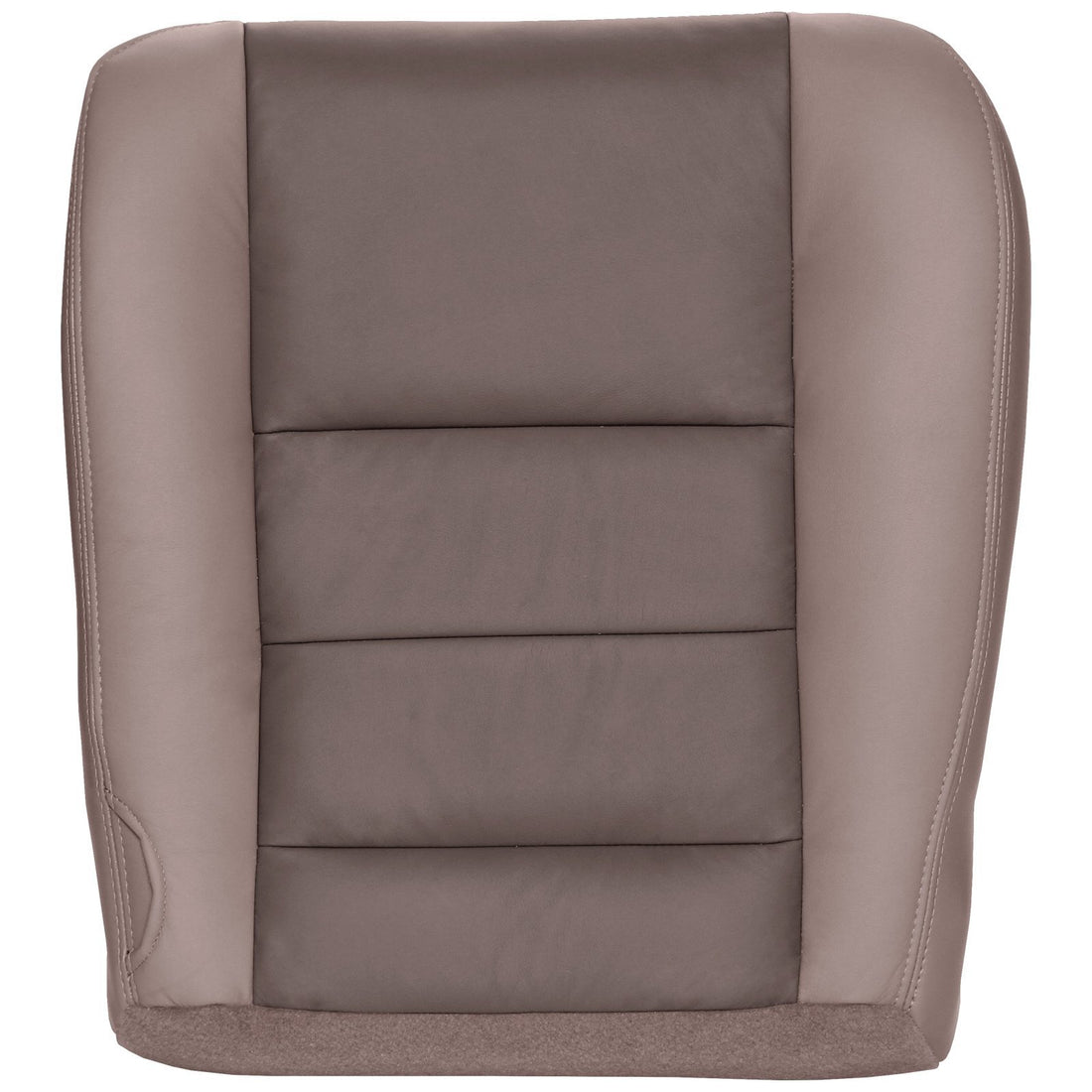 Front view of passenger in Medium Parchment w/Medium Dark Parchment Insert for Ford F250