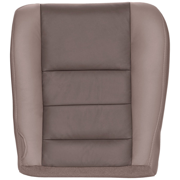 Front view of passenger in Medium Parchment w/Medium Dark Parchment Insert for Ford F250