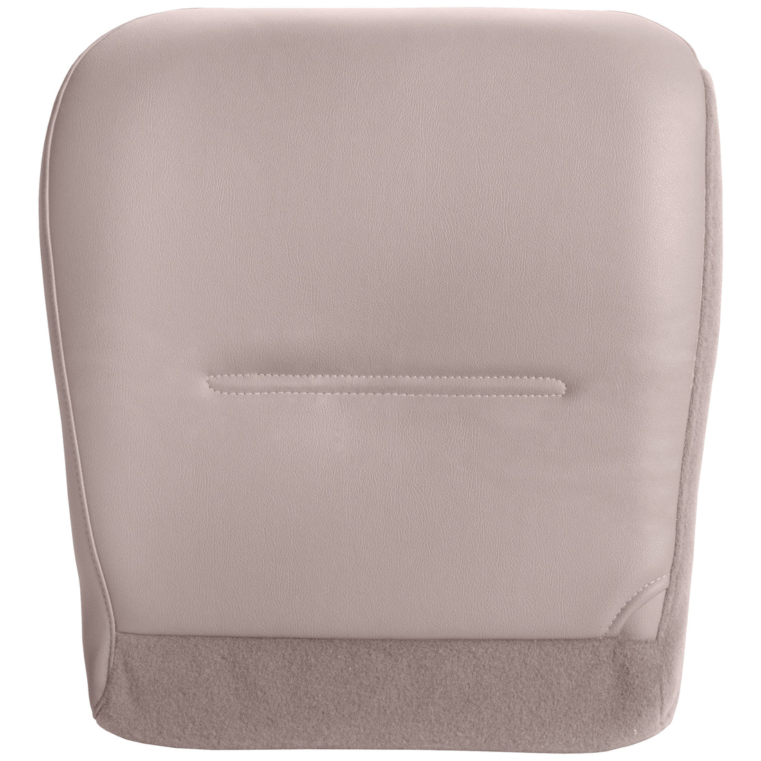 Front view of driver in Medium Parchment for Ford F250
