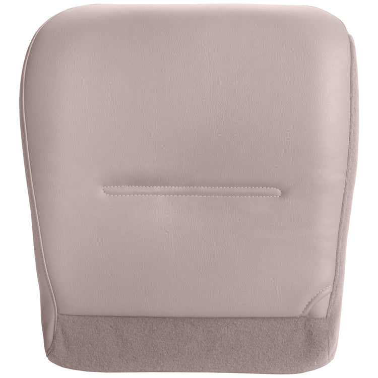 Front view of driver in Medium Parchment for Ford F250