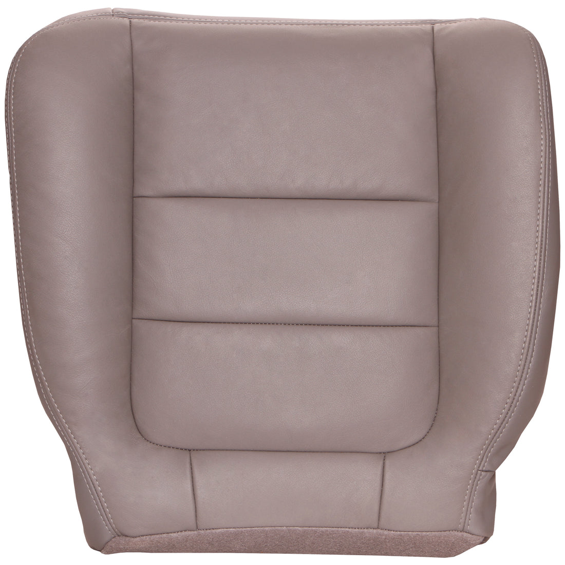 Front view of driver in Medium Parchment for Ford F250