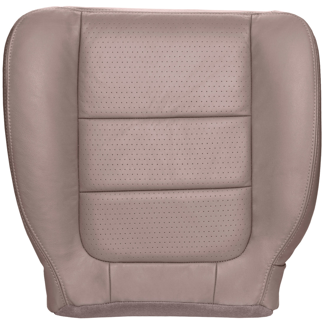 Front view of driver in Medium Parchment for Ford F250