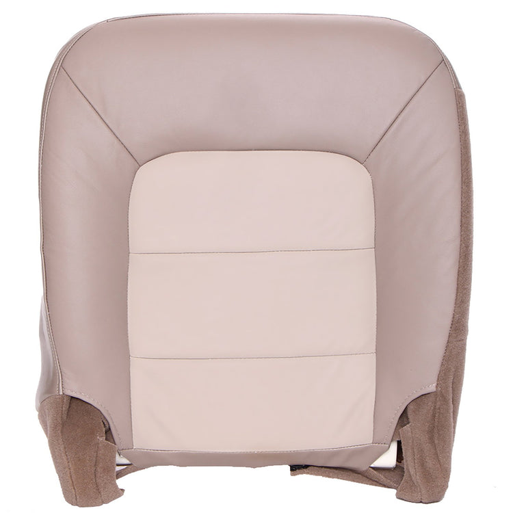 Front view of driver in Medium Parchment w/ Light Parchment Insert for Ford Expedition