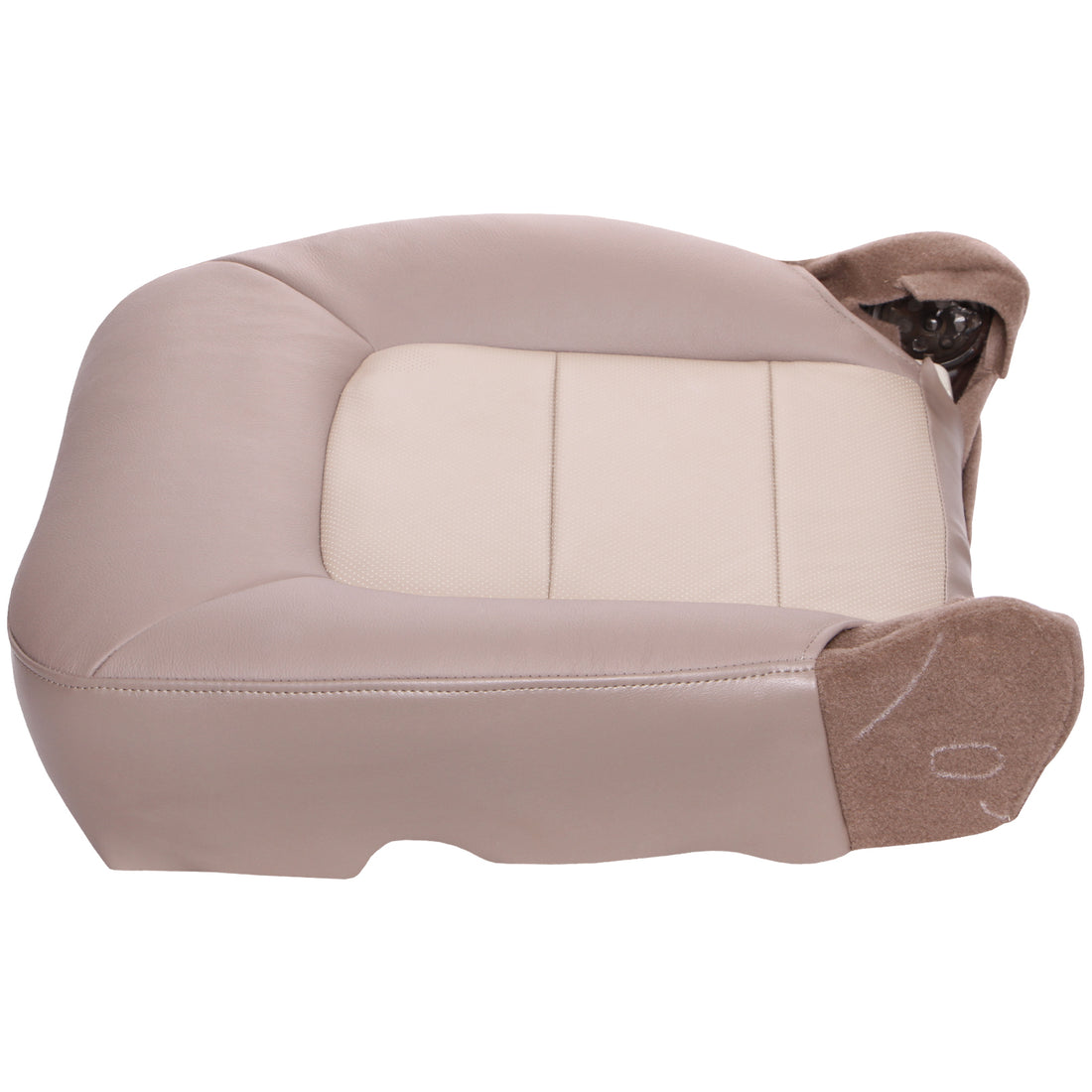 Left angle of driver in Medium Parchment w/ Light Parchment Insert for Ford Expedition