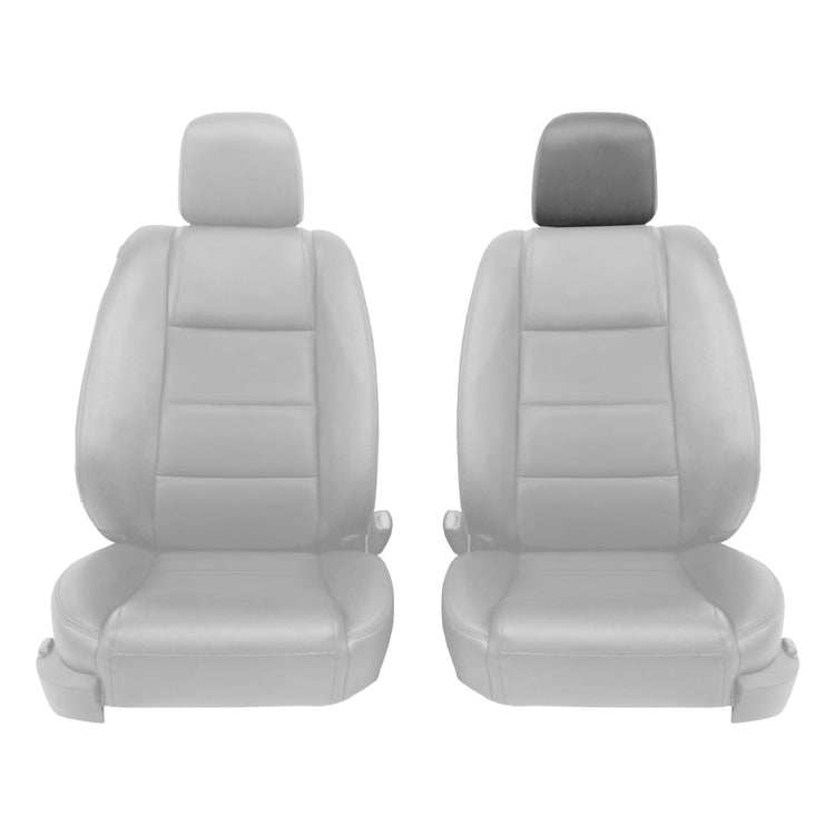 Front view of driver in Charcoal Black for Ford Mustang